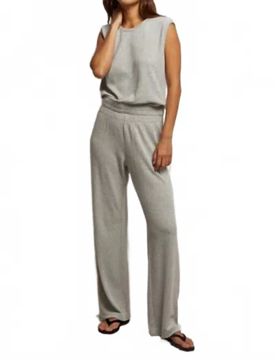 Perfectwhitetee Ellie Loop Terry Tank In Heather Grey In Gray