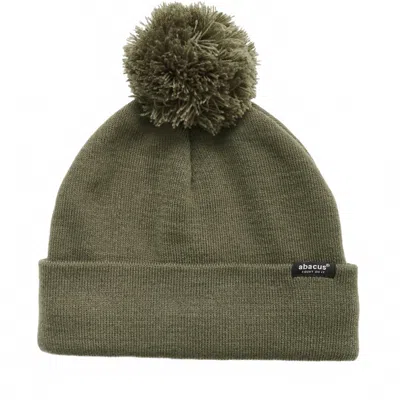 Abacus Row Unisex Edison Knitted Hat In Forest In Green