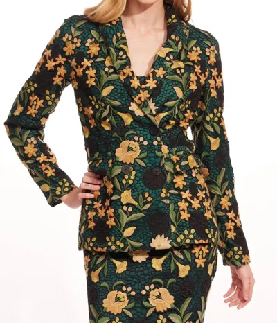 Eva Franco Alexey Jacket In Harvest Bloom In Green