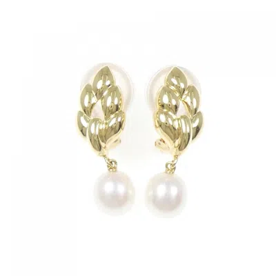 Pre-owned Mikimoto Yellow Gold (18k) Stud Earrings () In Multi