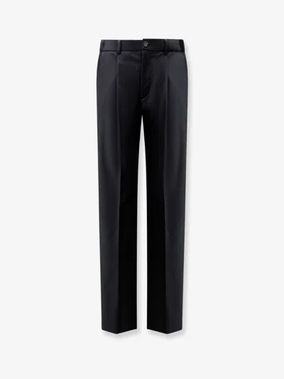 Hevo Torrecanne Viscose Blend Trousers In Black
