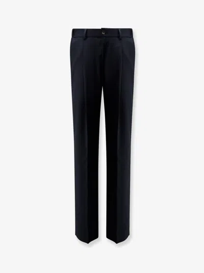 Hevo Torrecanne Viscose Blend Trousers In Black
