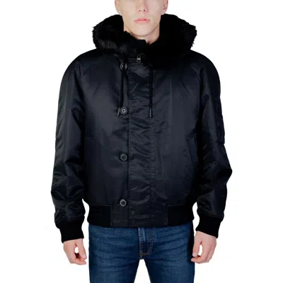 Hugo Boss Black Polyamide Bomber In Black