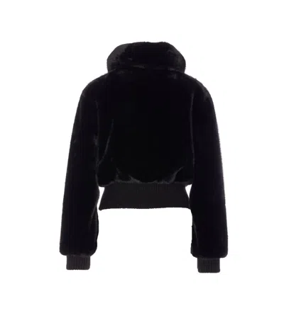 Pinko Bagels Bomber In Black