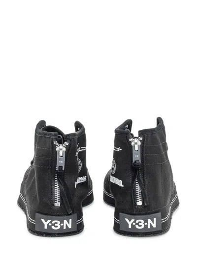 Y-3 X Nhbd X Dainese Y-3 X Neighborhood Nizza High Black Sneakers In Gray