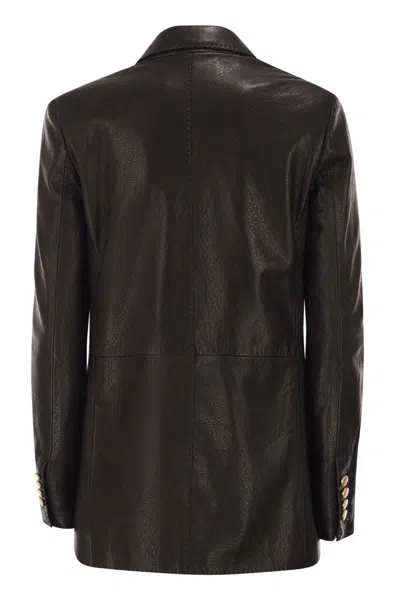 Tagliatore Josie - Lambskin Jacket In Black