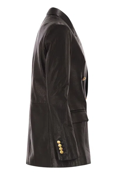 Tagliatore Josie - Lambskin Jacket In Black
