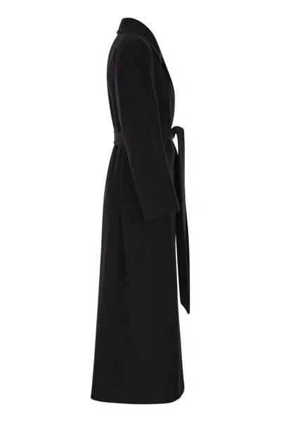Tagliatore Melody - Virgin Wool And Cashmere Coat In Black