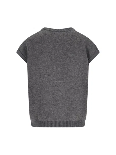 Magliano Teddy Bear Vest In Multi