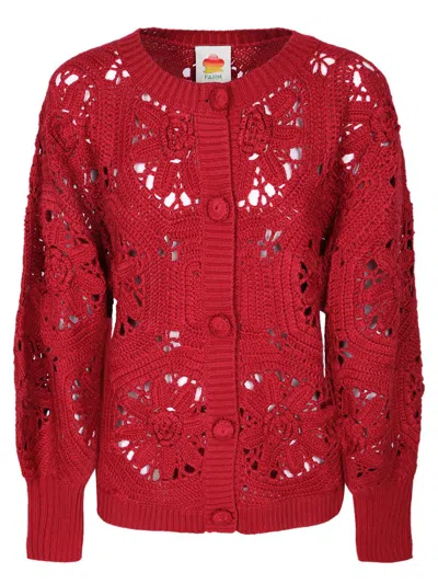 Farm Rio Cardigans In Red