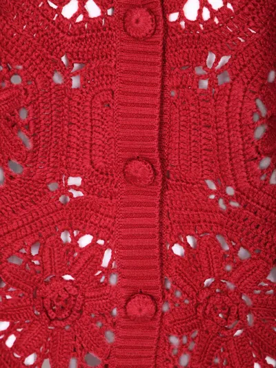 Farm Rio Cardigans In Red