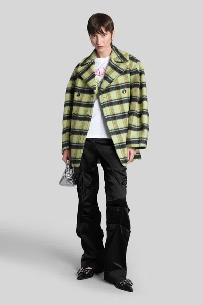 Ganni Women Puppy Print And Logo T-shirt In White