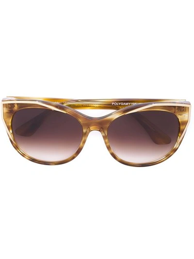 Thierry Lasry Round Frame Sunglasses In Yellow