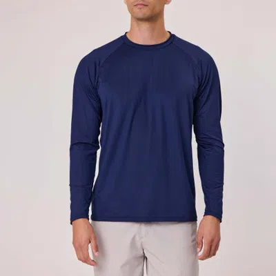 Snapper Rock Long Sleeve Outbound Tee In Blue
