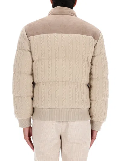 Hugo Boss Boss Down Jacket Lheath In Multi