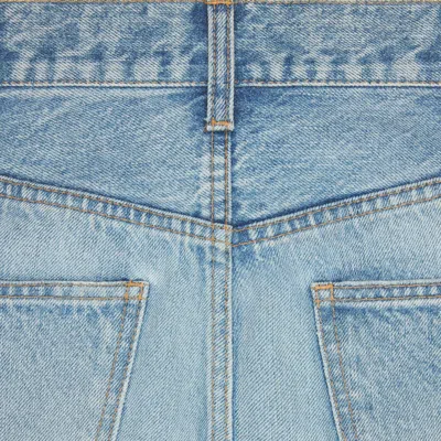 Celine Blue Eclipse Wash Denim Tess Jeans In Black