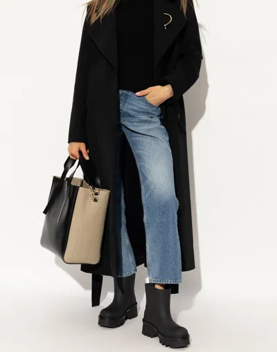 Chloé Rubber Solid Color Ankle Boots With Heel 6cm In Black