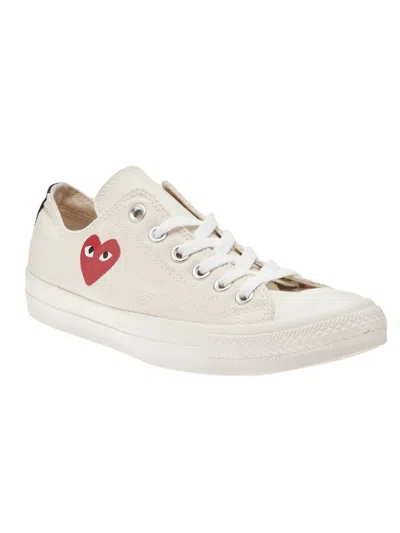 Comme Des Garçons Play Chuck Taylor Low-top Sneakers In Neutral