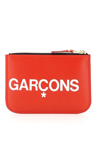 Comme Des Garçons Play Wallet Classic Line In Orange