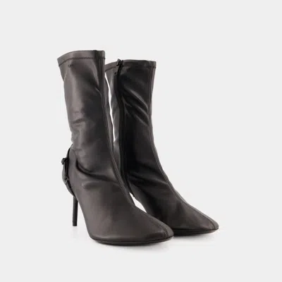Courrèges Ankle Boots Courreges Pvc Black In Black