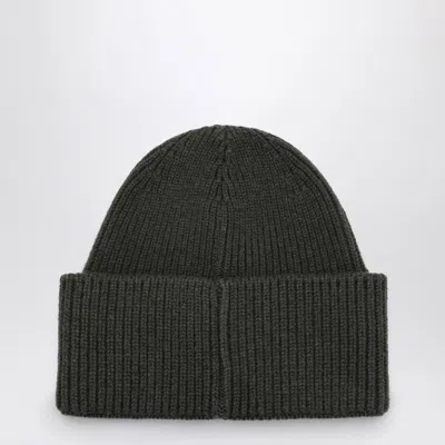 Destin Military Wool And Cashmere Beanie In Black