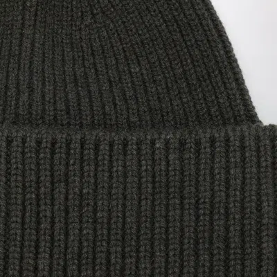 Destin Military Wool And Cashmere Beanie In Black