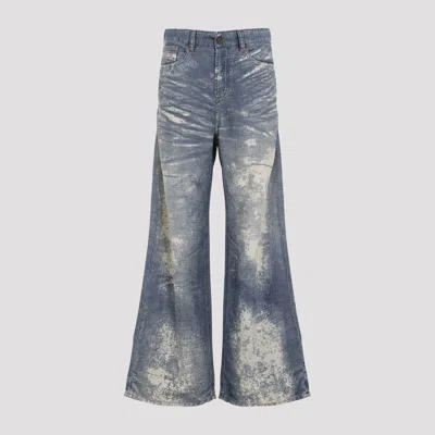 Diesel Low Waist Bleached Effect 1996 D-sire Jeans In Blue