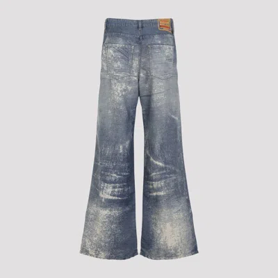 Diesel Low Waist Bleached Effect 1996 D-sire Jeans In Blue