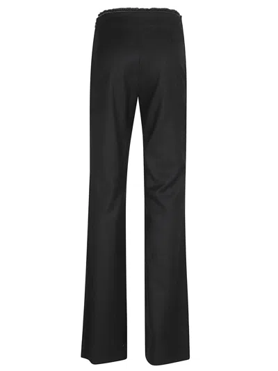 Diesel Lumys Wool Mix Trousers In Black
