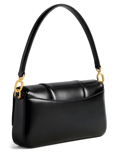 Balenciaga Small Hourglass Magnetic-closure Shoulder Bag In Black