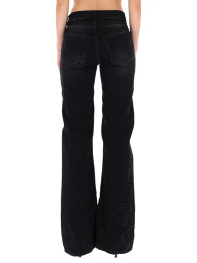 Balenciaga Women Wide Leg Pants In Black