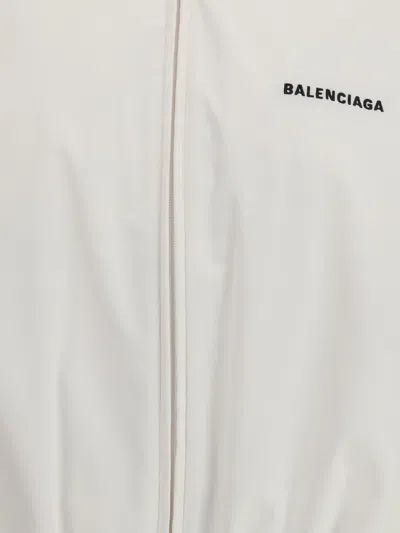 Balenciaga Women Windbreaker Jacket In White