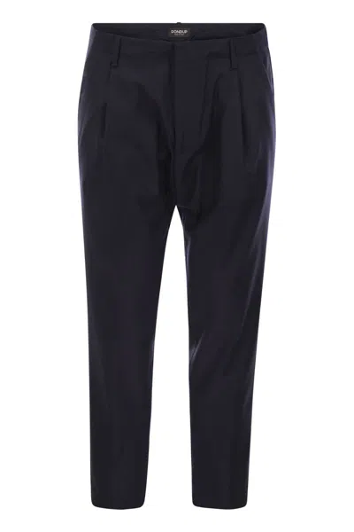 Dondup Belt Loop Casual Pants In Black