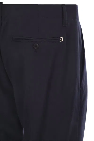 Dondup Belt Loop Casual Pants In Black