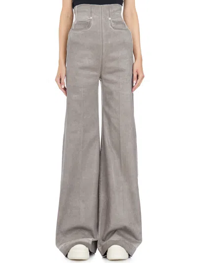 Drkshdw Pantaloni In Denim Dirt Cooper Dust In Gray