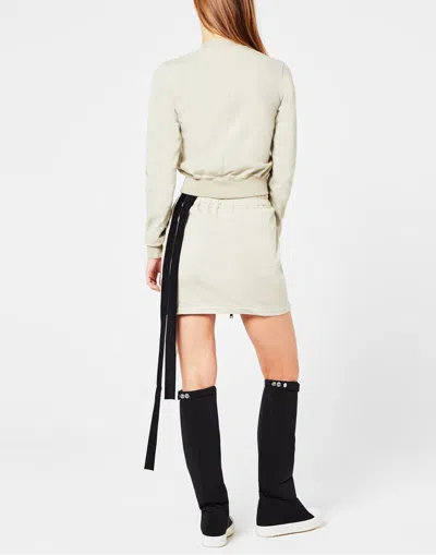 Drkshdw Pearl Cropped Sweatshirt In White