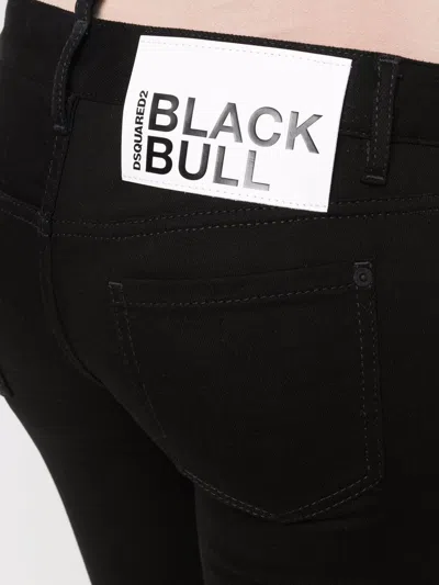 Dsquared2 Black Bull Jennifer Skinny Jeans In Black