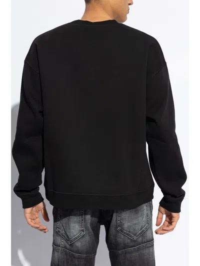 Dsquared2 Dsquared Graphic-stamp Sweatshirt In Black