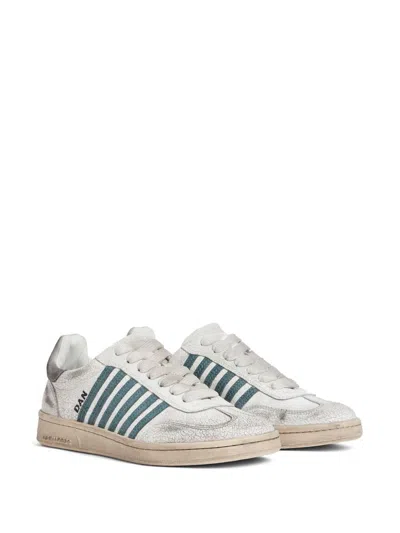 Dsquared2 Lace-up Low Top Sneakers In Multi