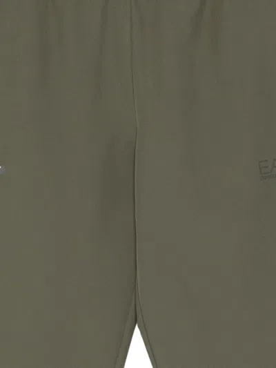 Ea7 Trousers Blue And Green In Green