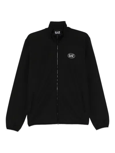 Ea7 Sweaters Blacks And Greys In Black