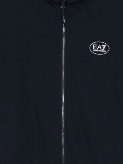 Ea7 Sweaters Blacks And Greys In Black