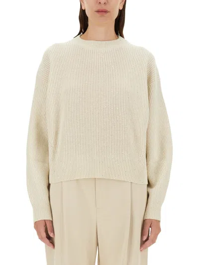 Brunello Cucinelli Women Cashmere Sweater In White