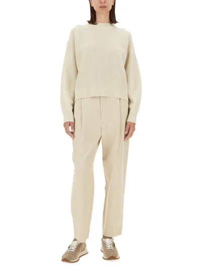 Brunello Cucinelli Women Cashmere Sweater In White