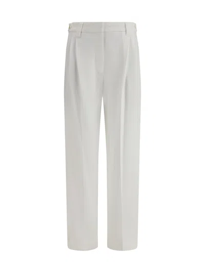 Brunello Cucinelli Women Classic Trousers In White
