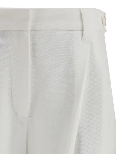 Brunello Cucinelli Women Classic Trousers In White