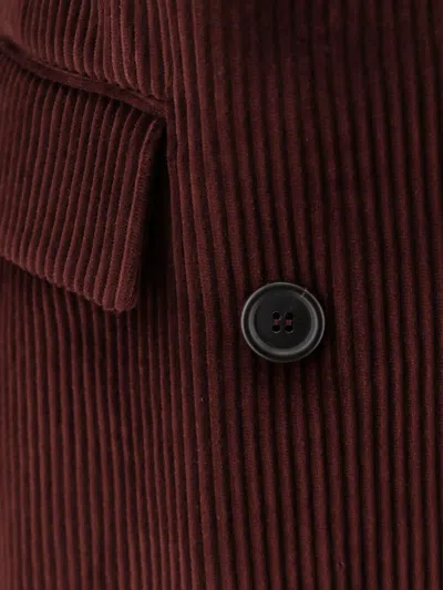 Brunello Cucinelli Women Corduroy Blazer In Brown