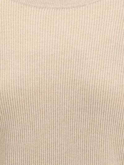 Brunello Cucinelli Women Crew-neck Sweater In Neutral