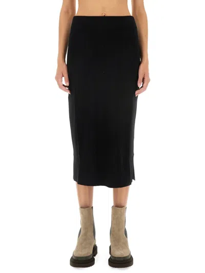 Brunello Cucinelli Women Midi Skirt In Black