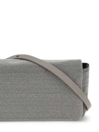 Brunello Cucinelli Women Precious Flap Shoulder Bag In Gray